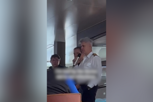 Passageiro partilha vídeo do momento em que capitão do navio com surto de hantavírus anuncia primeira morte a bordo 