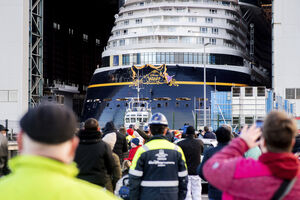 O navio de cruzeiro "Disney Wish"