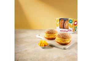 Bolas de Berlim Manga Red Velvet com 30% menos açúcar