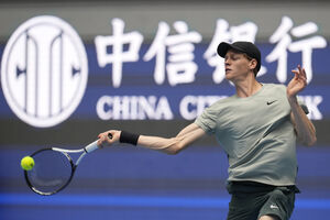 Jannik Sinner no Open da China