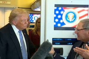 Trump chama “traidor” a jornalista em discussão sobre guerra com o Irão