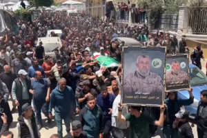 Centenas de palestinianos despedem-se em Gaza de líder militar do Hamas morto em ataque israelita