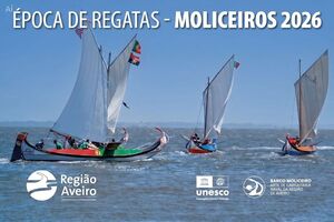 Época de Regatas Moliceiros 2026 na Região de Aveiro após distinção da UNESCO
