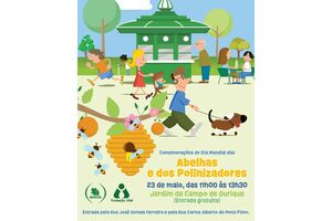 Celebração do Dia Mundial das Abelhas no Jardim de Campo de Ourique, 23 de maio