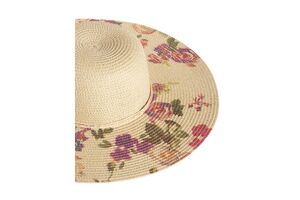 Chapéu de sol com padrão floral