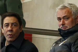 Rui Costa e José Mourinho