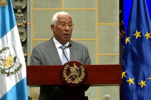 António Costa visita a Guatemala e promete apoio da UE à democracia e segurança no país 