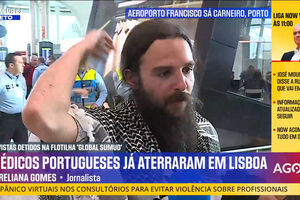 Médicos portugueses detidosem flotilha humanitária por Israel já chegaram a Portugal