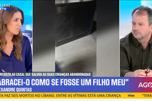 "Abracei-o como se fosse um filho meu": Padeiro que encontrou crianças francesas conta como tudo aconteceu