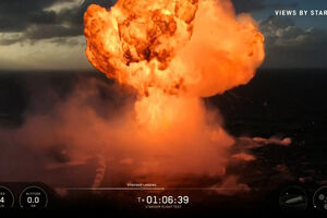Starship da SpaceX explode após amaragem no Oceano Índico