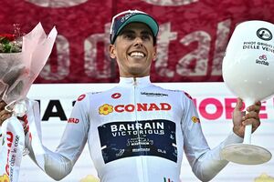 Afonso Eulálio no Giro d'Itália mantém liderança da juventude