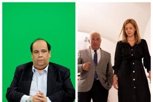 Duarte Moral (à esq.) foi assessor de António Costa e é companheiro de Rute Reimão (à dir.)