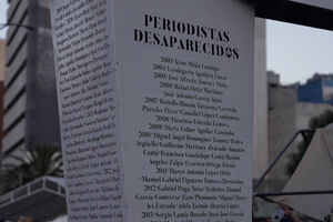 Inaugurado monumento em homenagem a jornalistas mortos ou desaparecidos no México
