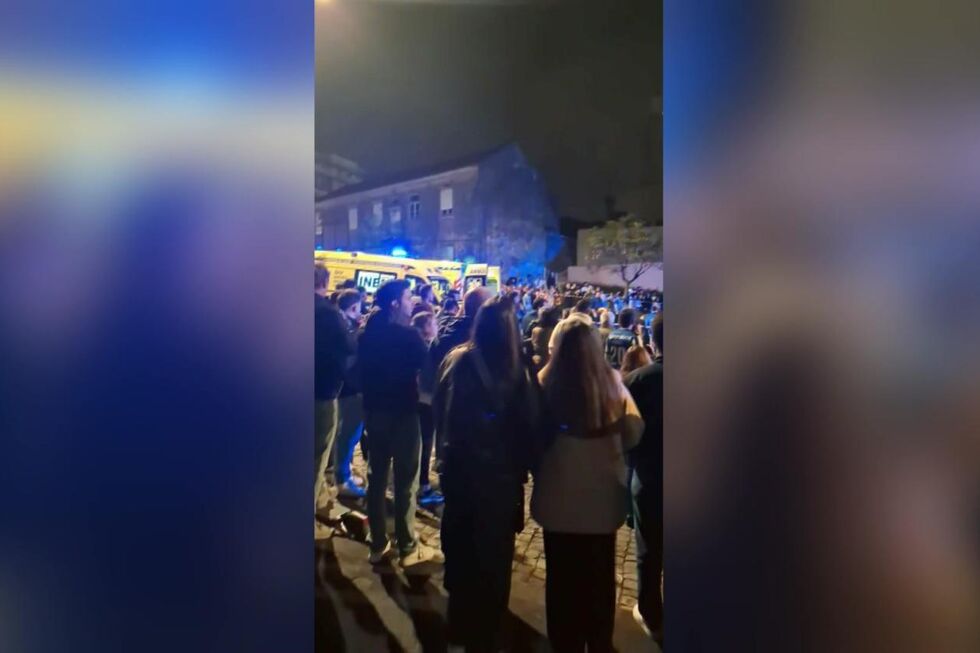 Sete pessoas ficaram feridas