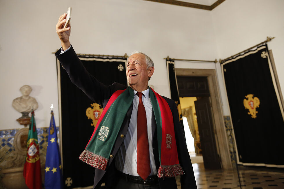Marcelo Rebelo de Sousa recebe a Seleção de Futebol Feminino antes do Campeonato do Mundo Austrália e Nova Zelândia 2023