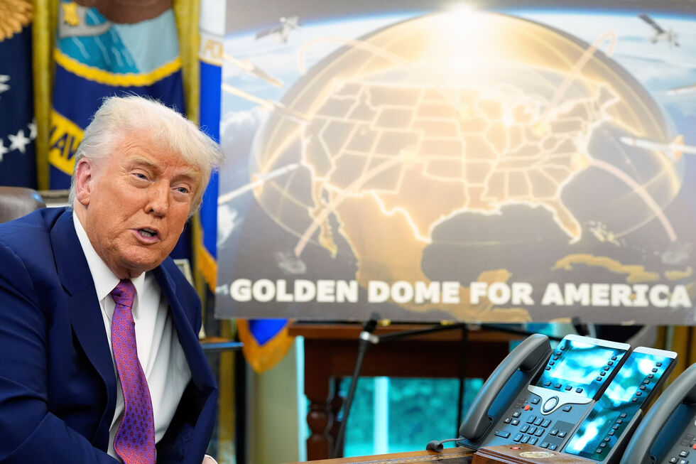 Trump promove sistema antimíssil "Golden Dome" para os EUA