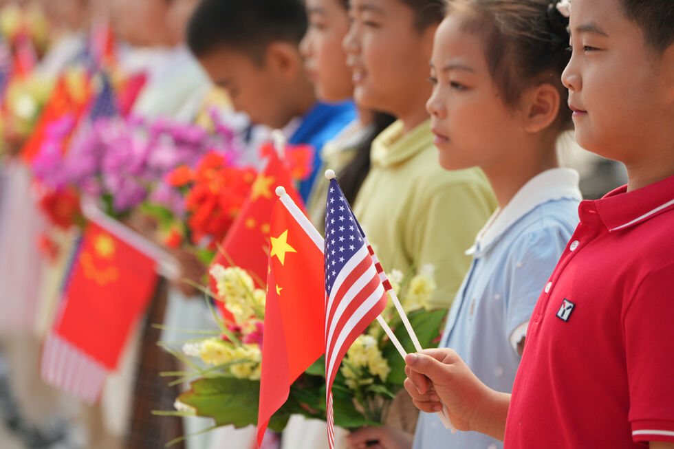 Donald Trump e Xi Jinping reúnem-se na China