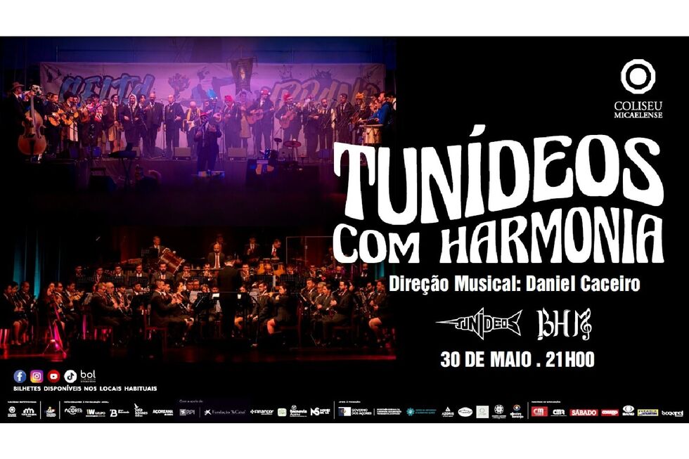 Coliseu Micaelense: Tunídeos em Harmonia, direção de Daniel Caceiro, dia 30 de maio