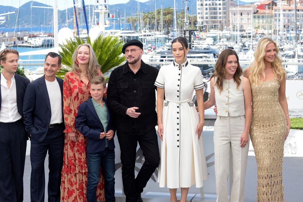 O elenco reunido em Cannes