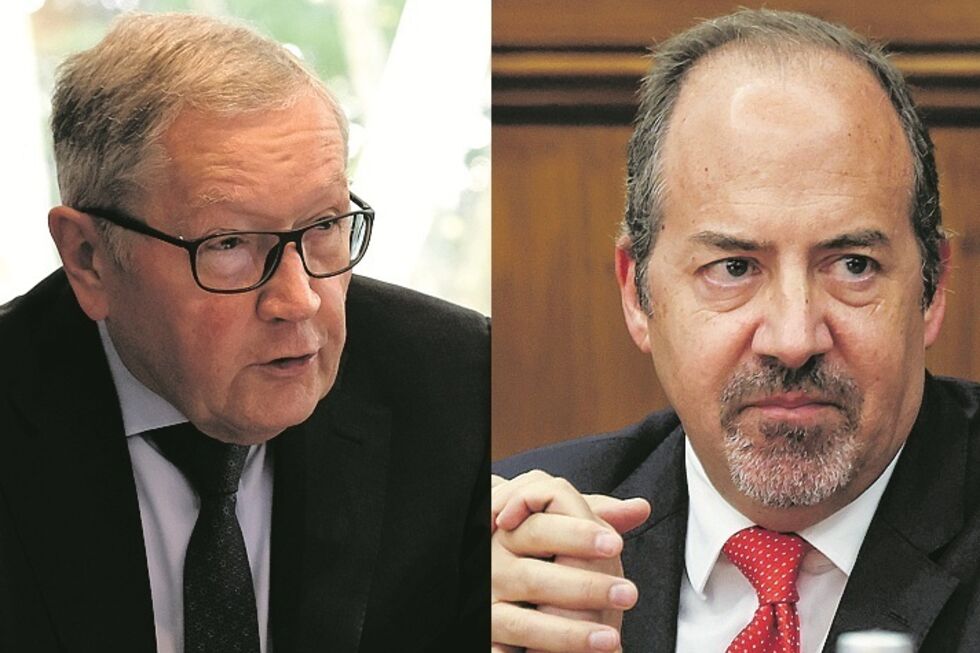 Regling e Santos Pereira na conferência do Now