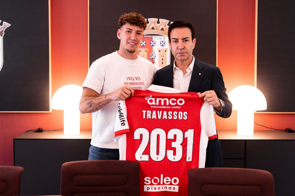Oficial: Diogo Travassos reforça o Sp. Braga até 2031