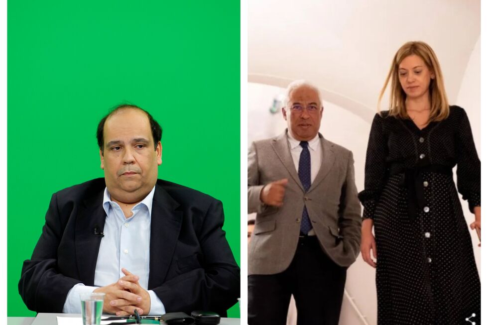 Duarte Moral (à esq.) foi assessor de António Costa e é companheiro de Rute Reimão (à dir.)