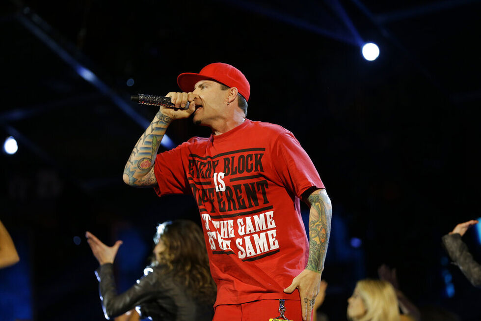 O rapper Vanilla Ice