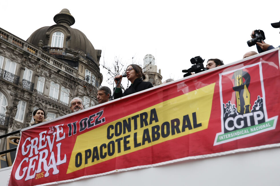 A greve geral convocada pela CGTP encontrou adesão em vários setores