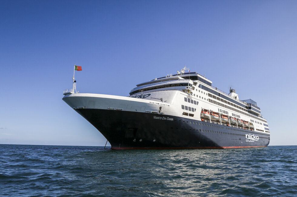 Aspeto do navio Vasco da Gama