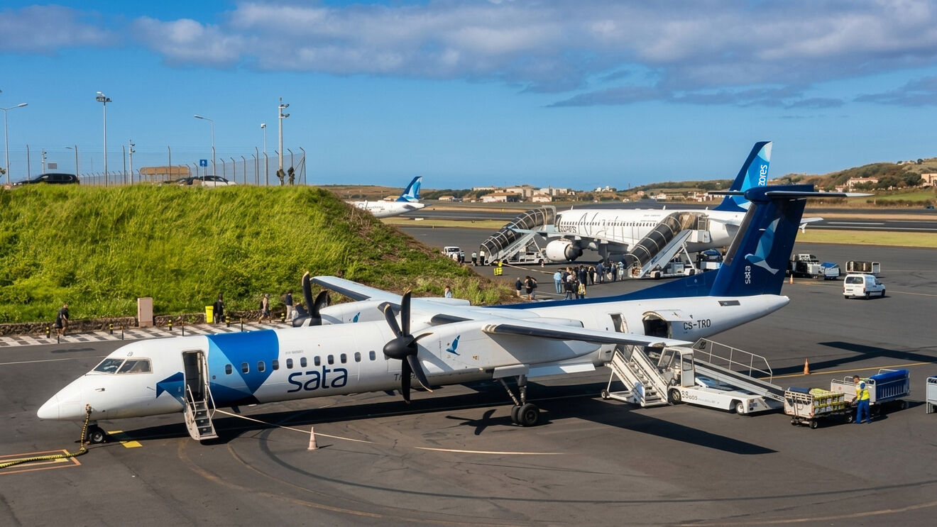 Após descolar de Lisboa, Porto ou Faro, demora-se duas horas a aterrar nos Açores