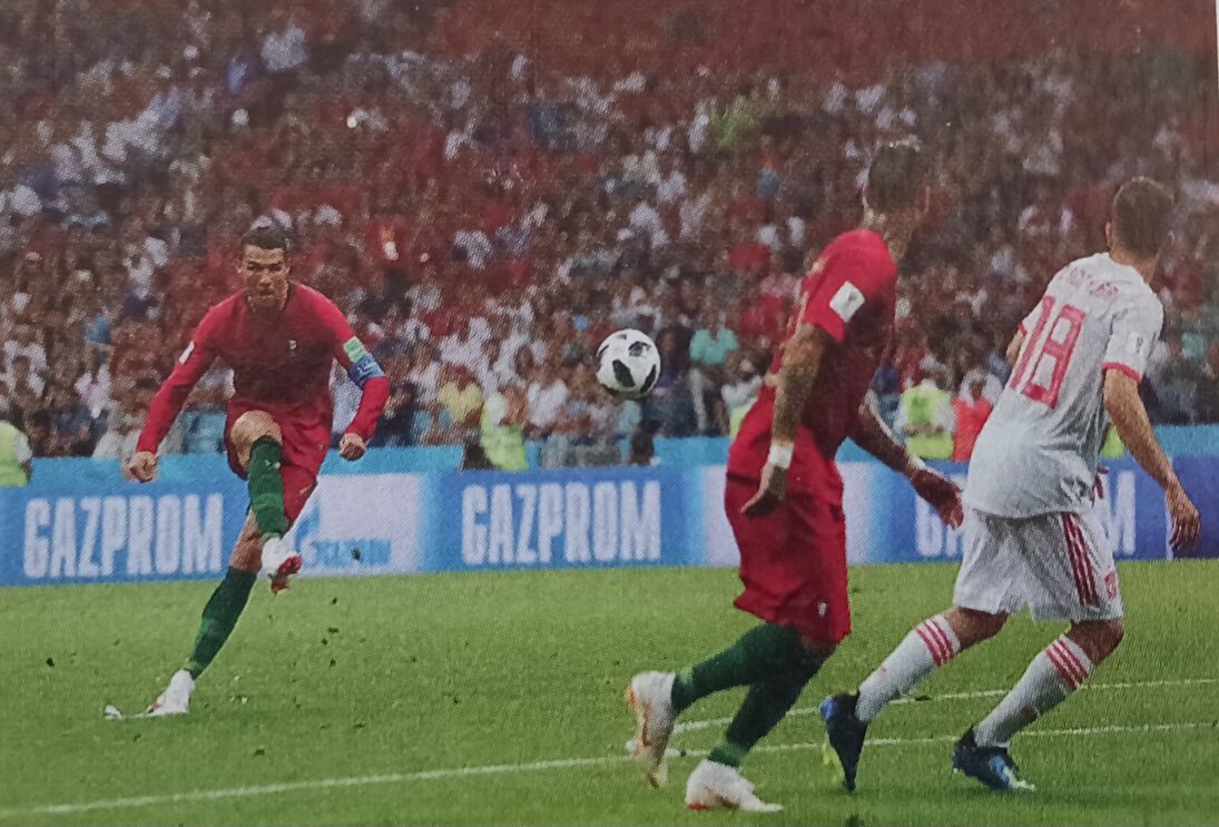 Cristiano Ronaldo brilhou contra Espanha, apontando um hat-trick