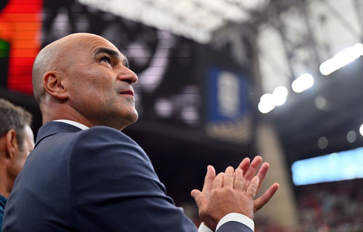 O selecionador nacional, Roberto Martínez