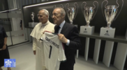 <![CDATA[ Papa Leão XIV recebe camisola do Real Madrid duran