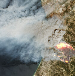 Novo mapa de satélite mostra áreas mais suscetíveis ao incêndio este verão