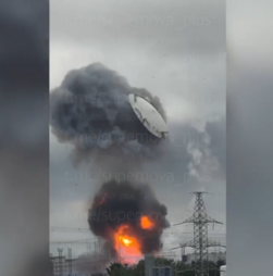Imagem da explosão de uma refinaria em Moscovo torna-se viral e gera onda de memes
