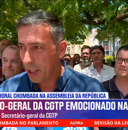 'É um dia de festa': Secretário-geral da CGTP emociona-se e celebra chumbo da reforma laboral 
