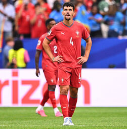 Tomás Araújo falha jogo com o Uzbequistão
