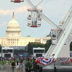 Da roda gigante ao rodeo: a “Great American State Fair' de Trump já abriu portas em Washington