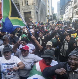Milhares protestam na África do Sul contra imigração ilegal