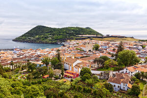 Vista de Angra do Heroísmo do Monte Brasil
