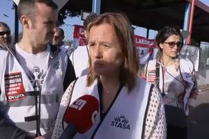 Funcionários da Autoeuropa em protesto contra pacote laboral em dia de greve geral  