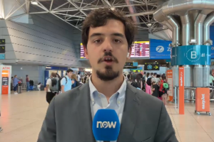 No setor da aviação centenas de voos foram cancelados