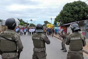 Polícia em Maputo