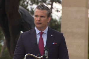 Pete Hegseth associa imigração a “invasão” durante cerimónias do Dia D em França