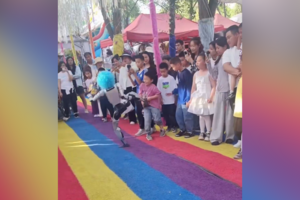 Robô humanóide pontapeia criança durante espetáculo em parque de diversões na China