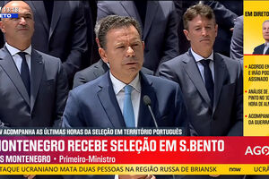 Montenegro recebe Seleção Nacional em São Bento: "Não tenham medo de errar"
