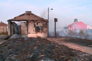 Incêndio no concelho de Aljustrel