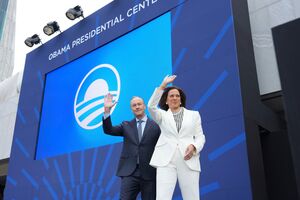 Inauguração Obama Presidential Center: Douglas Emhoff e Kamala Harris