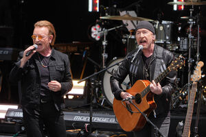 Inauguração Obama Presidential Center: Bono e The Edge (U2)