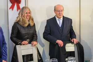 Pinto da Costa e Cláudia Campo